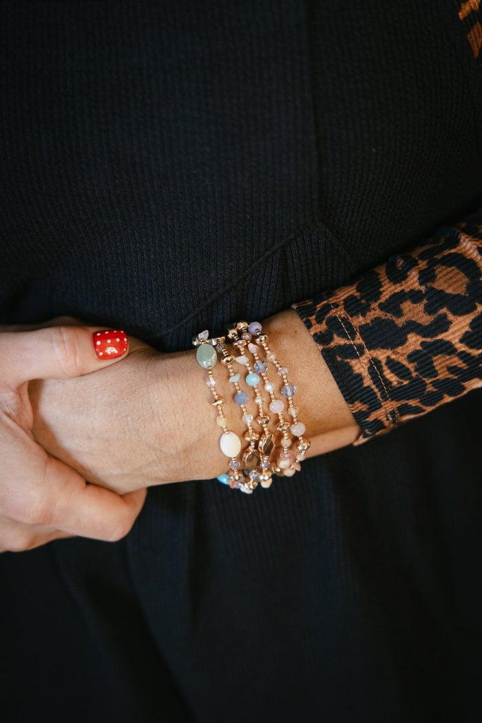 Brunch Babe Bracelets In Pastels - Macoma Boutique315 Jewelry