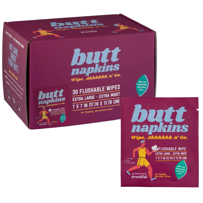 Butt Napkins hygienic flushable wipes for butt and body