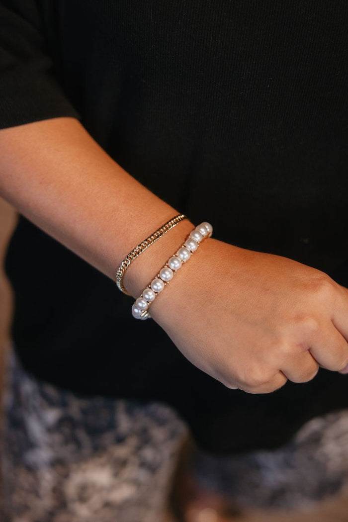 Candyland Bracelet In Pearl - Macoma Boutique315 Jewelry