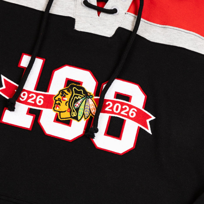 CCM Chicago Blackhawks Centennial Lace Hood