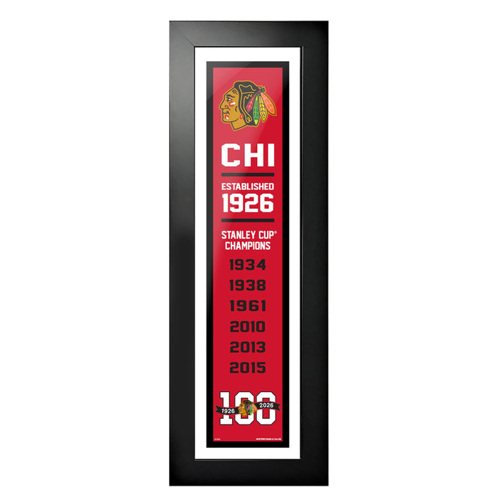 Chicago Blackhawks Centennial Frame Dynasty