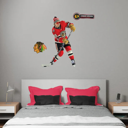 Chicago Blackhawks Connor Bedard Winter Classic Fathead Decal