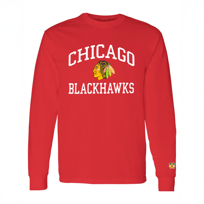 Chicago Blackhawks Core Fan Gear Long Sleeve Tee