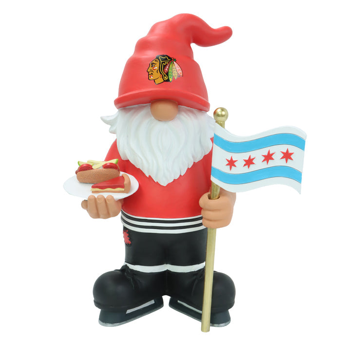 Chicago Blackhawks Exclusive Chicago‑Themed Gnome