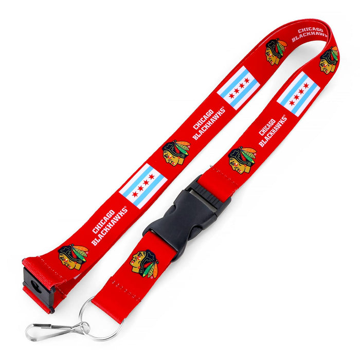 Chicago Blackhawks Flag Lanyard