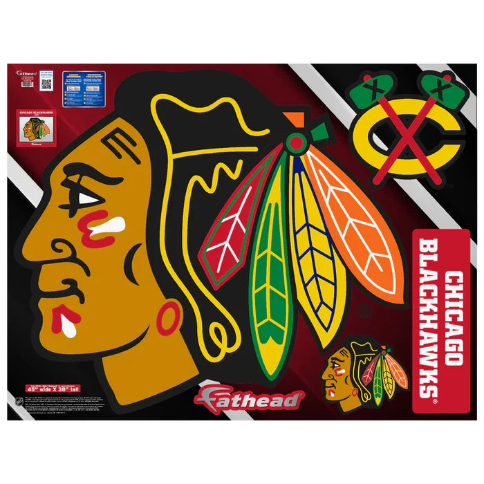 Chicago Blackhawks Primary Logo Fathead Decal