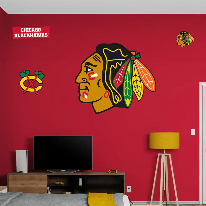 Chicago Blackhawks Primary Logo Fathead Decal