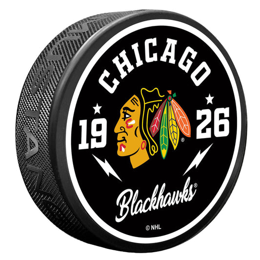 Chicago Blackhawks Puck 1926 Bolt