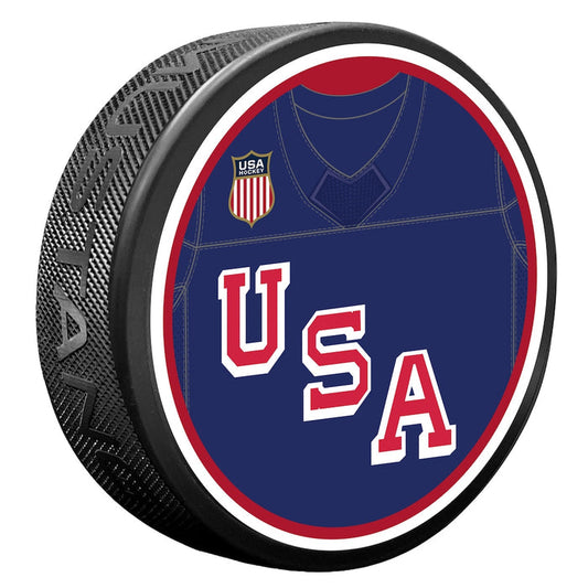 Chicago Blackhawks USA Hockey Jersey Puck