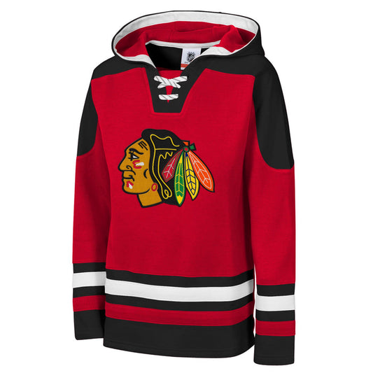 Chicago Blackhawks Youth Pullover Hockey Hoodie