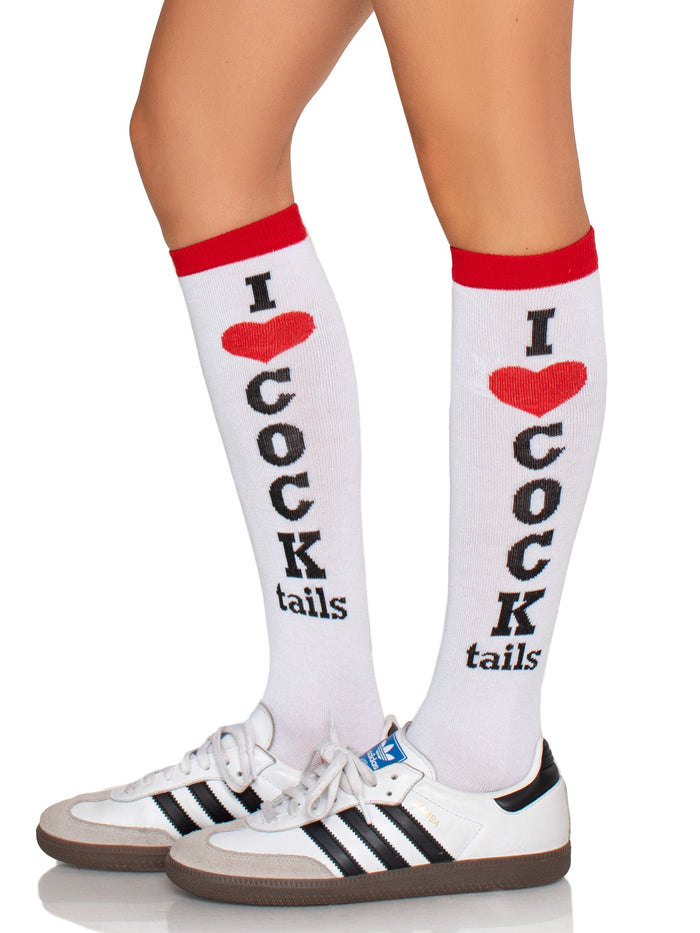 Cocktails Knee High Socks -  - Hosiery
