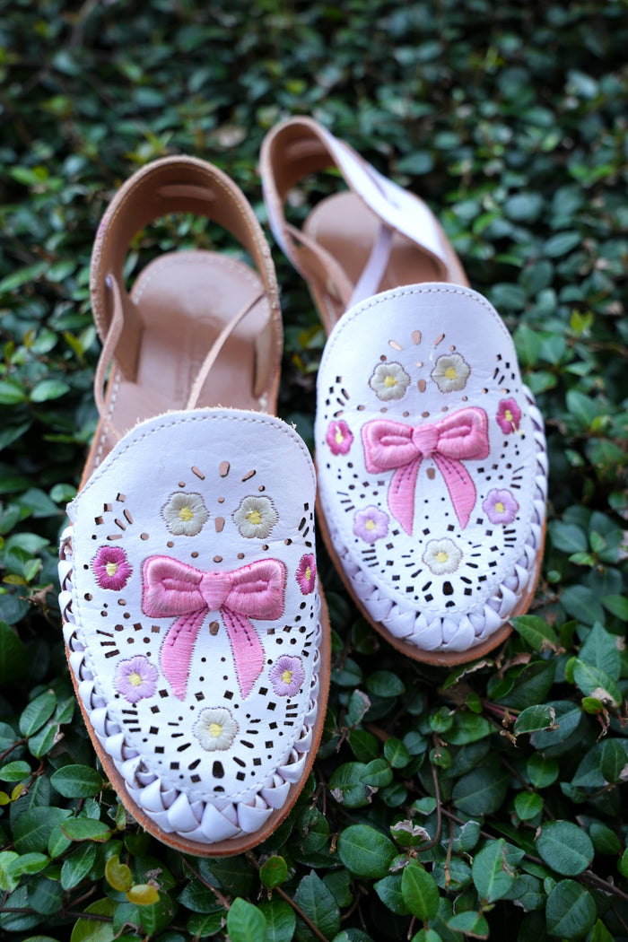 Coquette Mexican Lace Up Huaraches