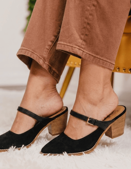 Corky's Black Combo Sober Up Heels - Macoma Boutique302 Wedges & Heels