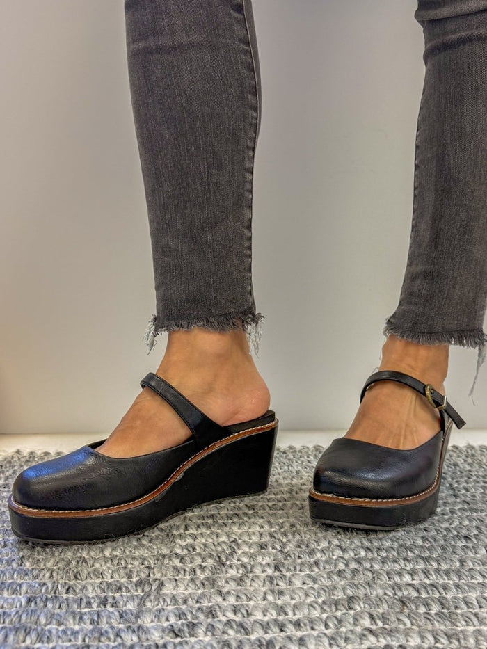 Corky's Black Me Time Wedges - Macoma Boutique302 Wedges & Heels