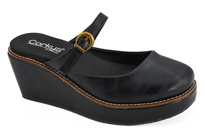 Corky's Black Me Time Wedges - Macoma Boutique302 Wedges & Heels