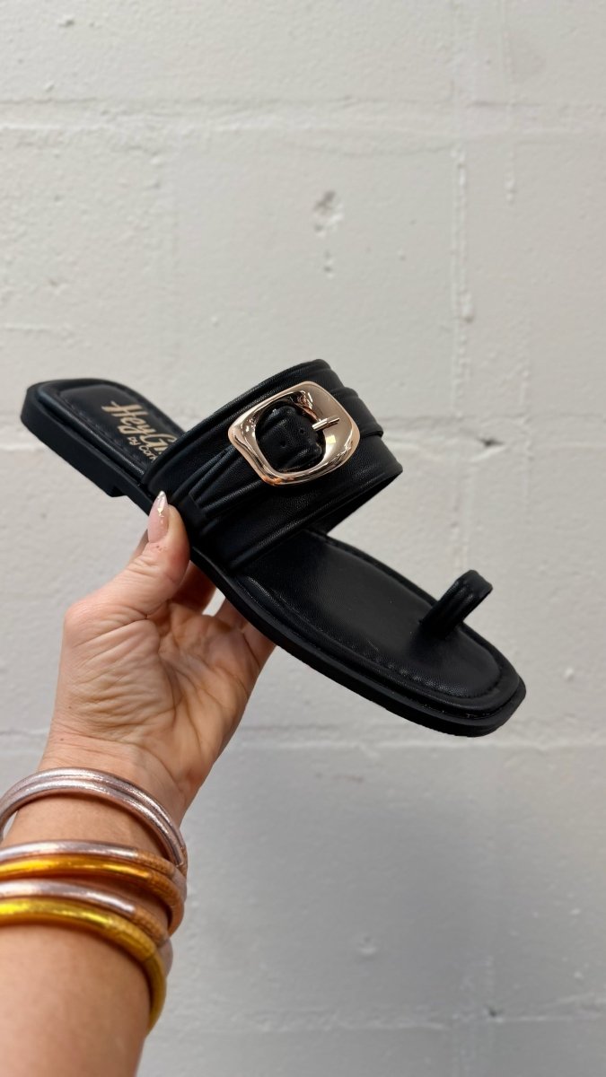 Corky's Black Yummy Sandals - Macoma Boutique304 Sandals