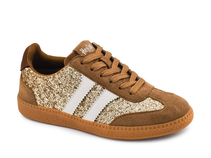 Corky's Chestnut Glitter Heads Up Sneakers - Macoma Boutique301 Sneakers
