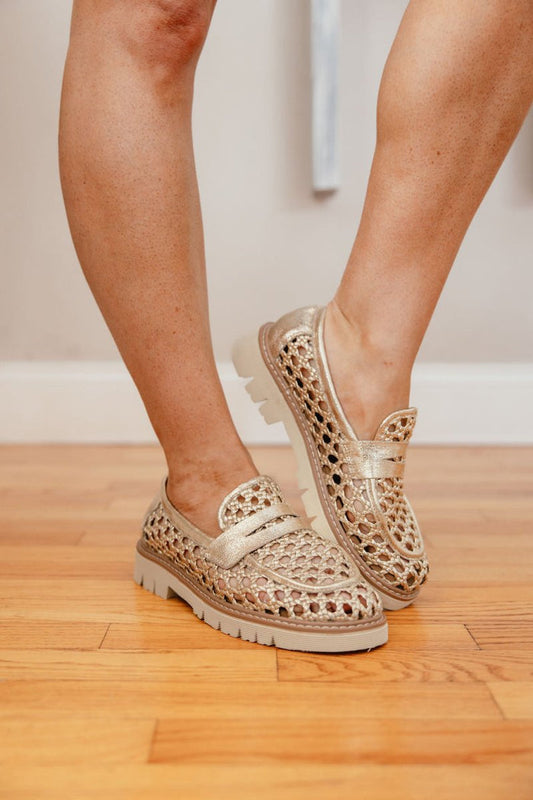 Corky's Gold So Put Together Shoes - Macoma Boutique303 Mules & Boots