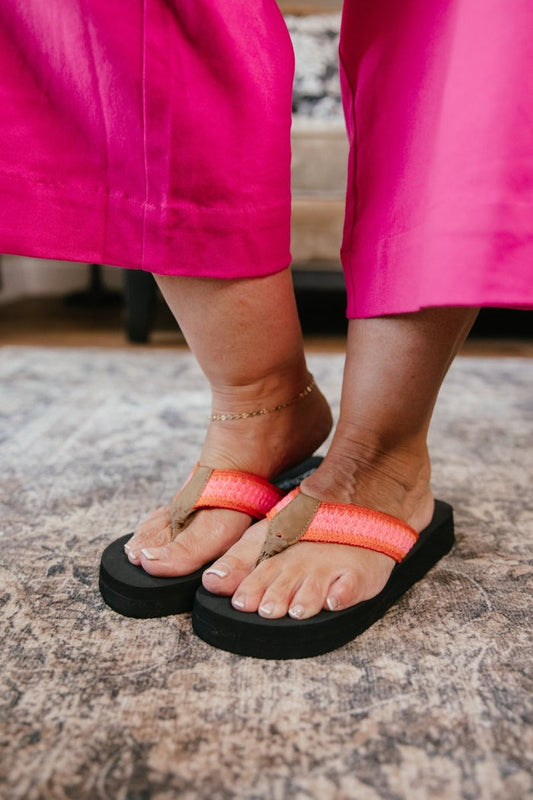 Corky's Pink Orange SPF Sandals - Macoma Boutique304 Sandals