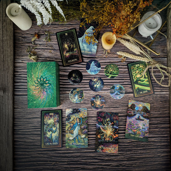 Cosma Visions Oracle Deck - Cosmic Oracle Cards - Spiritual Divination Deck -  - Oracle Deck