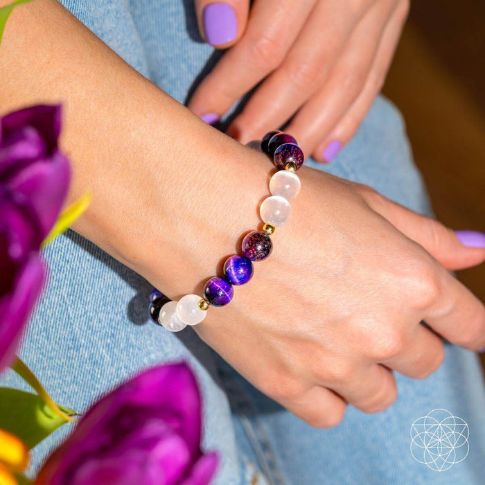 Cosmic Energy Amplifier - Galaxy Tiger’s Eye Bracelet -  - Bracelet