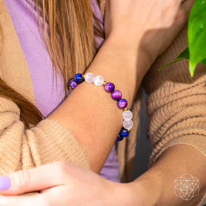 Cosmic Energy Amplifier - Galaxy Tiger’s Eye Bracelet -  - Bracelet