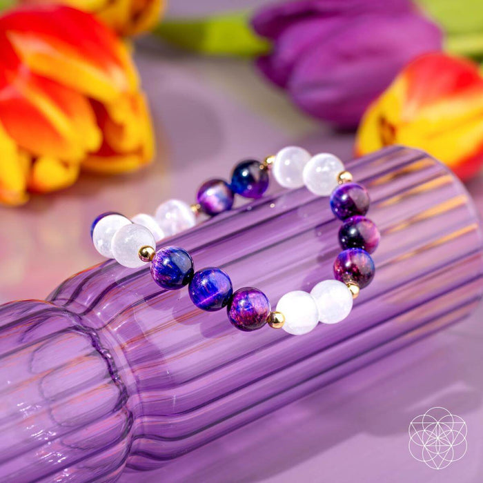 Cosmic Energy Amplifier - Galaxy Tiger’s Eye Bracelet -  - Bracelet