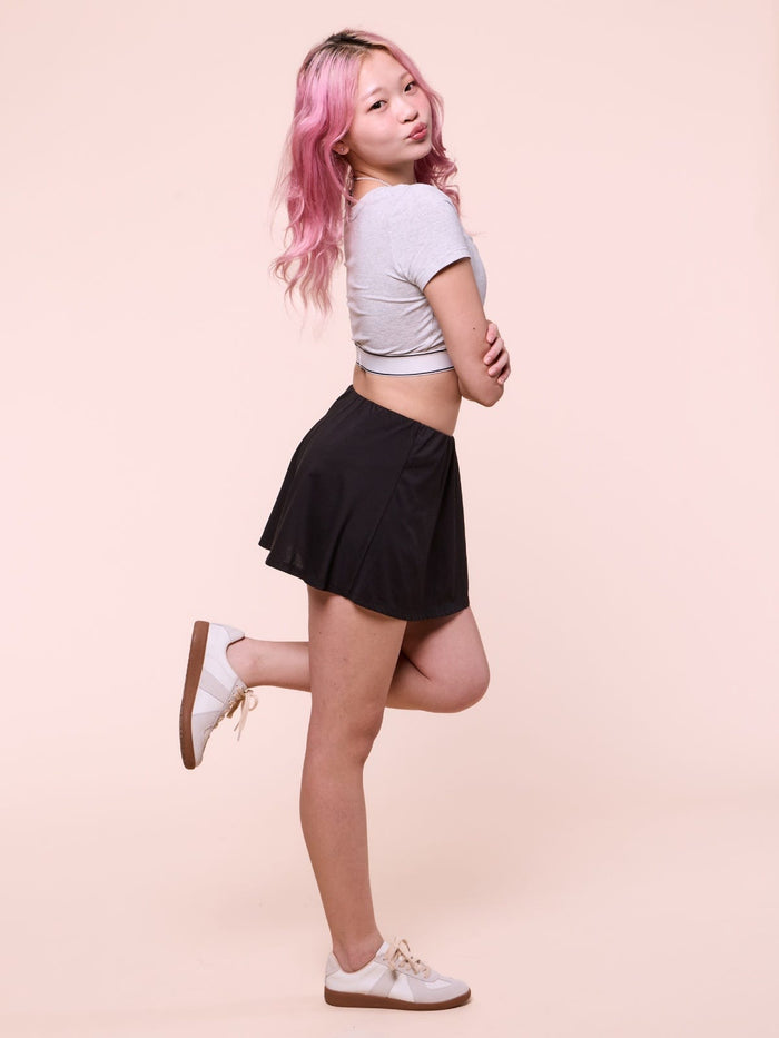 ARYA, Cotton Bra Top - 8s6-ltgreymelange