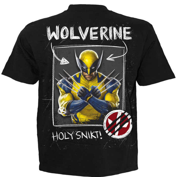DEADPOOL - WOLVERINE SKETCHES - T-Shirt Black -  - T-Shirts