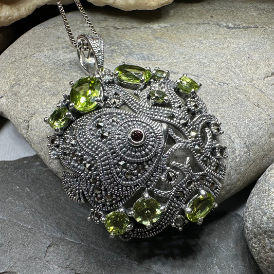 Deep Sea Peridot Necklace