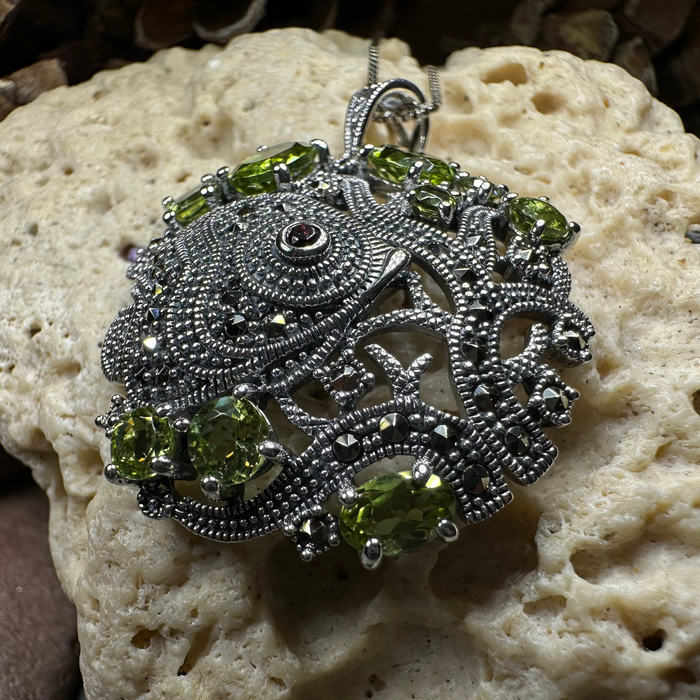 Deep Sea Peridot Necklace