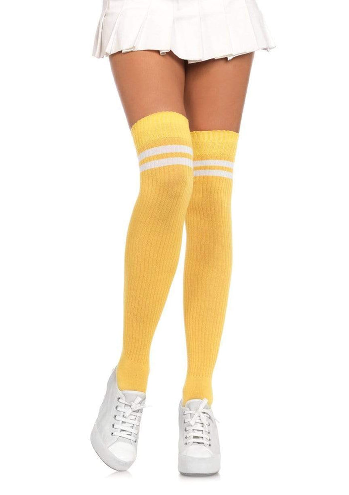 Dina Athletic Thigh High Stockings -  - Hosiery