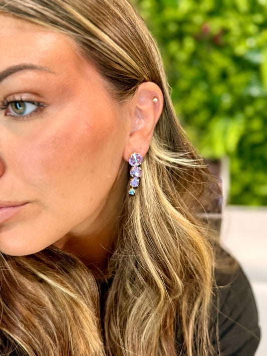 Double Take Earrings in Purple Dreams - Macoma Boutique315 Jewelry