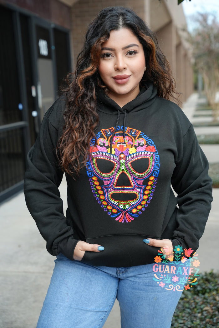 Embroidery Hoodie Enmascarado Unisex