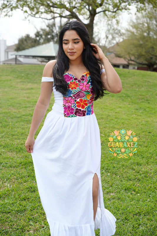 Esmeralda Dress White