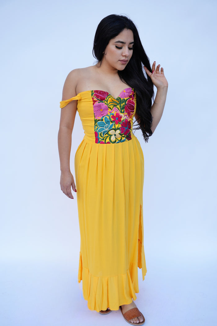 Esmeralda Dress Yellow