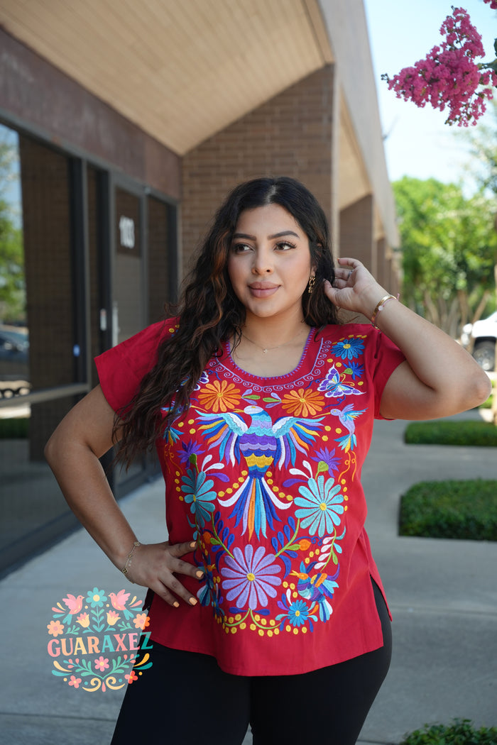 Eva Otomi Embroidery Top