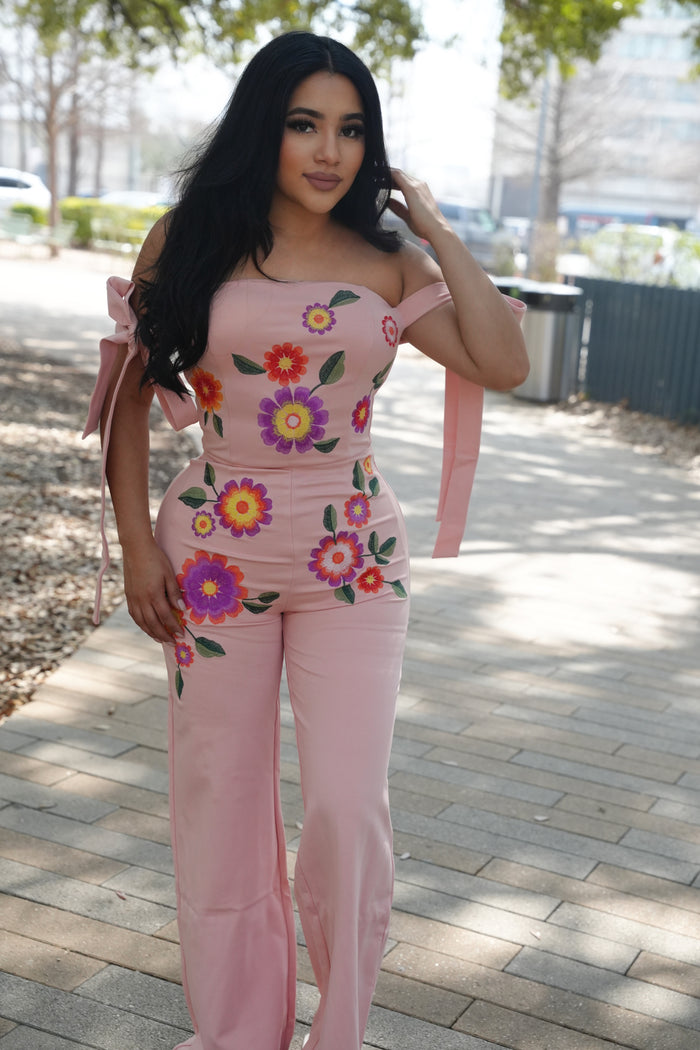 Exitosa Rose Jumpsuit