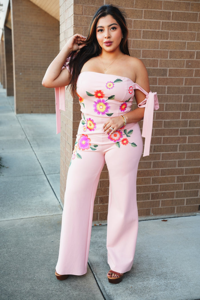Exitosa Rose Jumpsuit