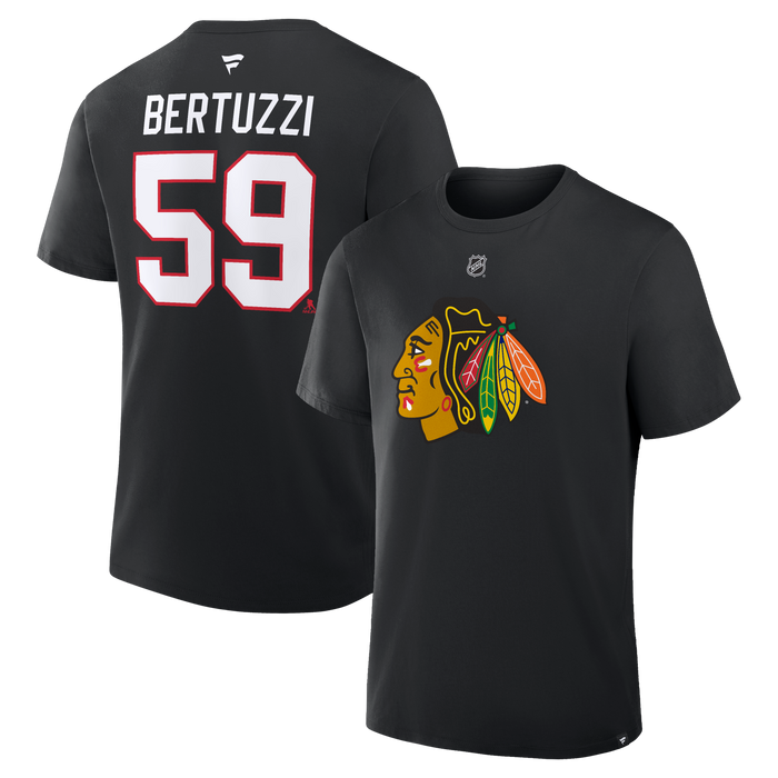 Fanatics Tyler Bertuzzi Chicago Blackhawks Player Tee