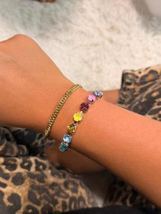 Finishing Touch Bracelet in Silver Regular Multi Mix - Macoma Boutique315 Jewelry