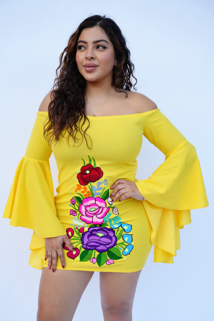 Finísima Dress Yellow