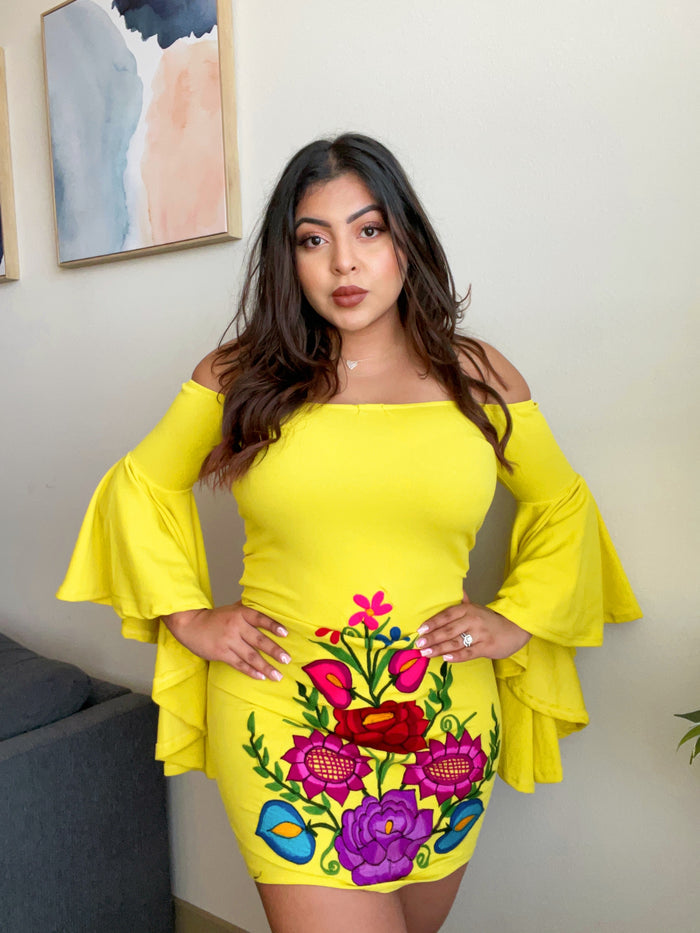 Finísima Dress Yellow