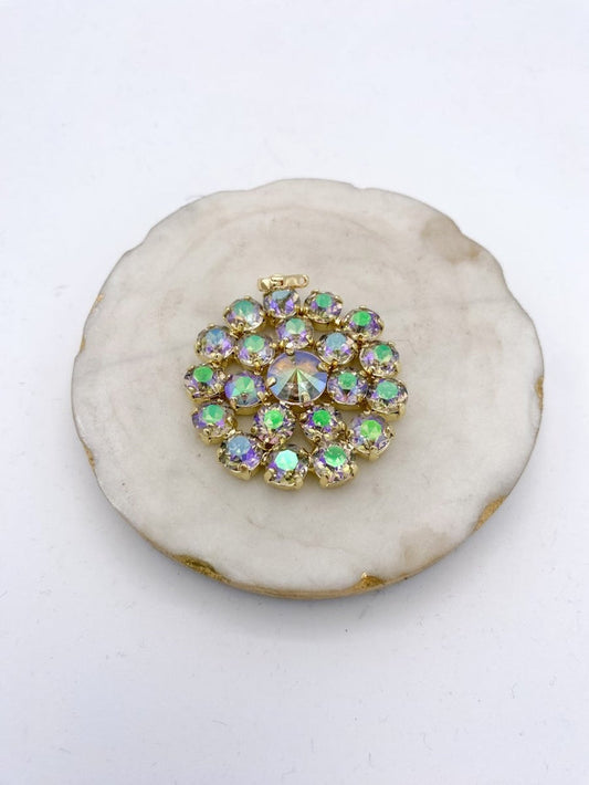 Floral Burst Charm in Iridescent Purple - Macoma Boutique315 Jewelry