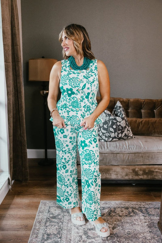 Floral Frenzy Pants - Macoma Boutique210 Other Bottoms