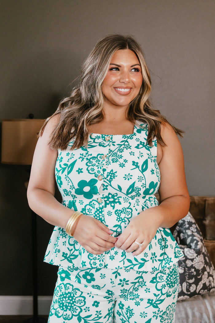 Floral Frenzy Top