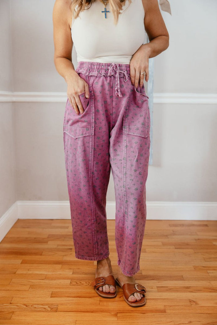 Forget Me Not Pants In Magenta - Macoma Boutique210 Other Bottoms