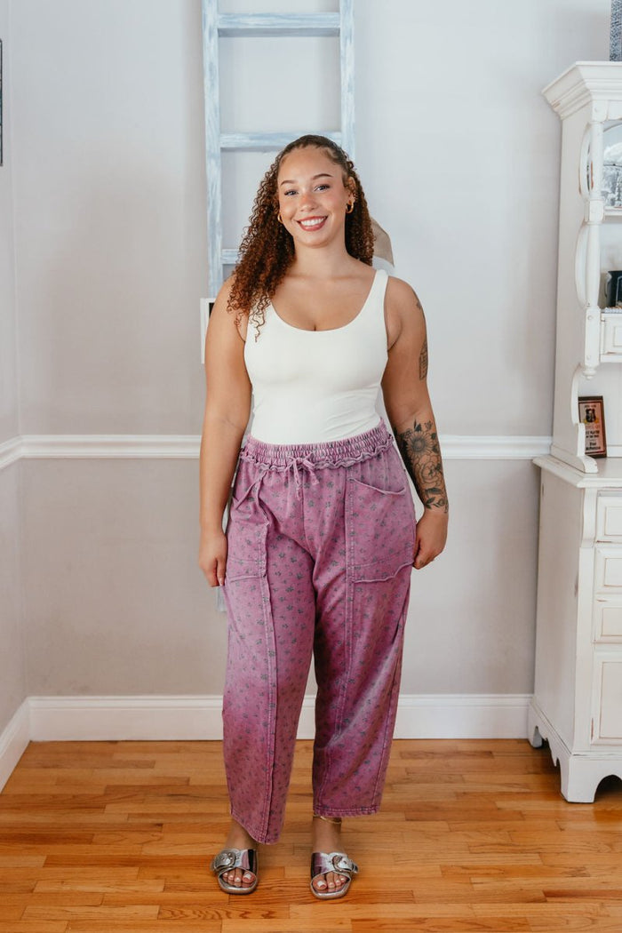 Forget Me Not Pants In Magenta - Macoma Boutique210 Other Bottoms