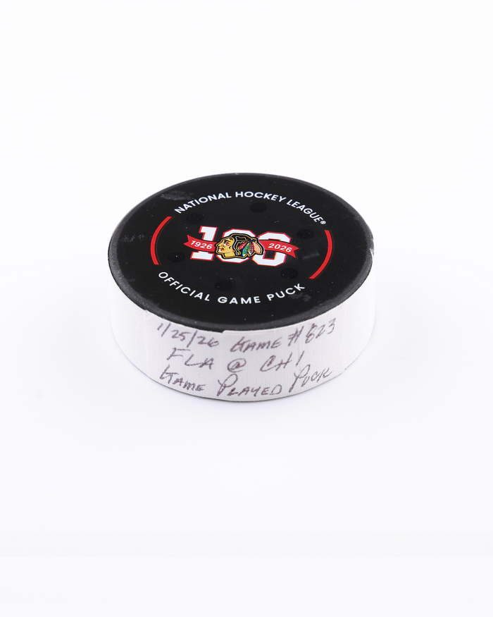 Game-Used Puck 1/25/26 24864
