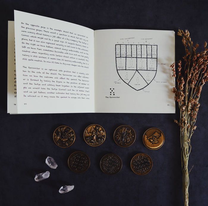 Geomantic Visions (Set of 20 Coins) -  - Geomancy Coins